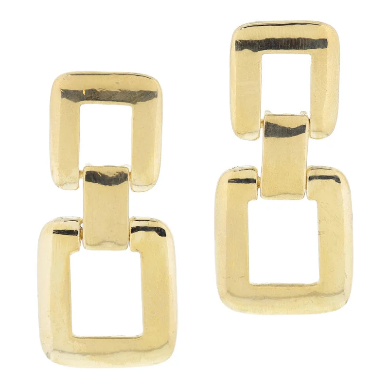 Jane Marie Linked Square Earrings