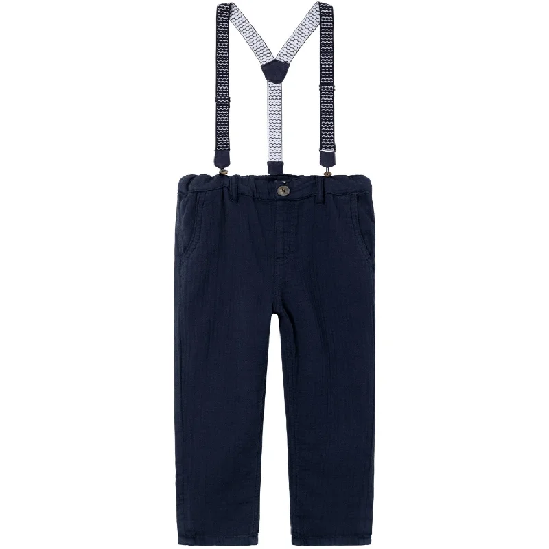 Name It Dark Sapphire Ben Tapered Twill Pants