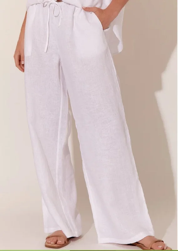 Stevie Linen Pant white