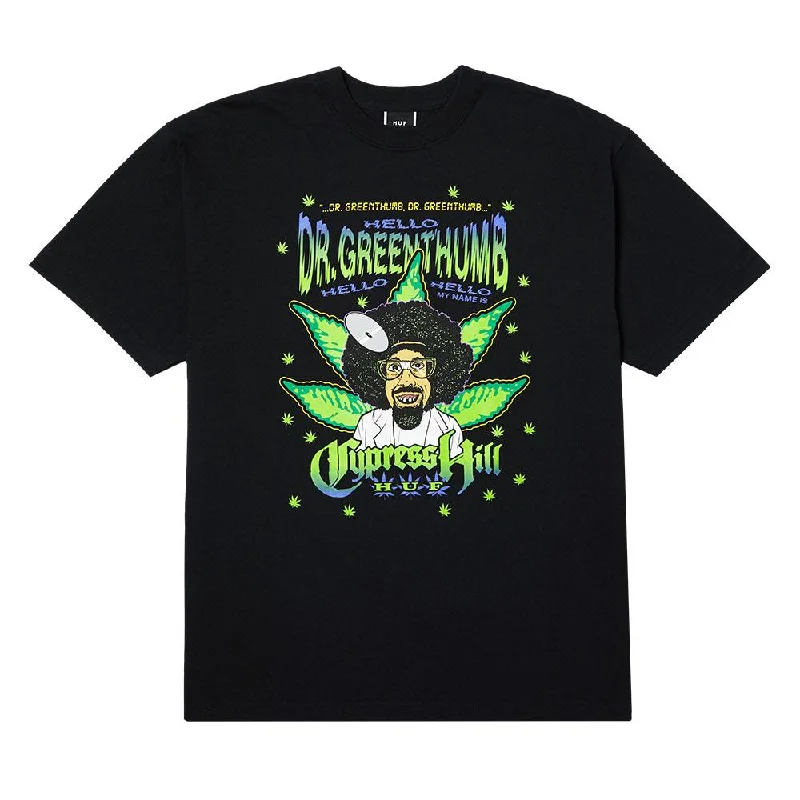 HUF x Cypress Hill Dr Greenthumb T-shirt - Black