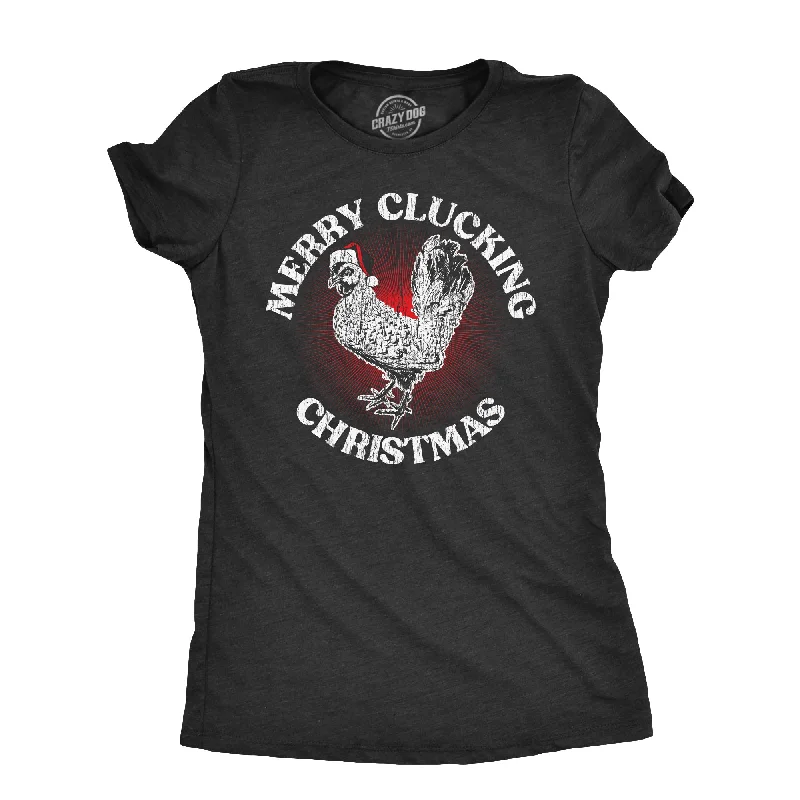 Merry Clucking Christmas Women's T Shirt