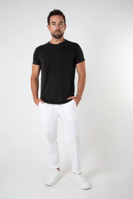 ORTEGA SLUB TEE - CROMA BLACK