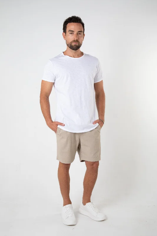 ORTEGA SLUB TEE - WHITE