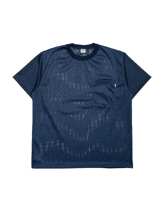 Randy's Garments Pocket Tee Koolnit Mesh Dark Navy