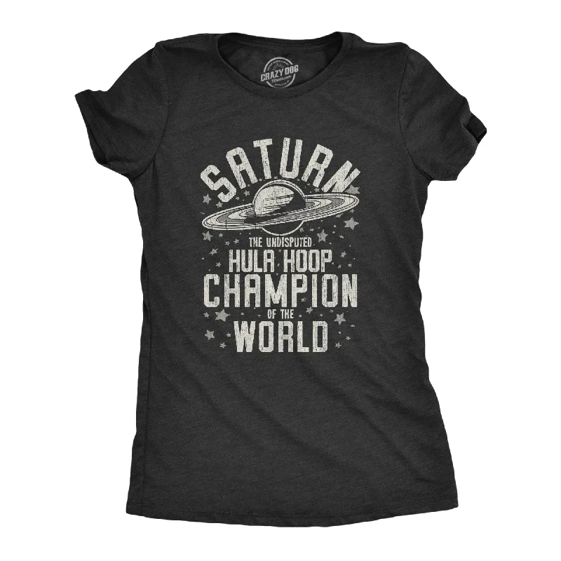 Saturn Hula Hoop Champion Women's T Shirt