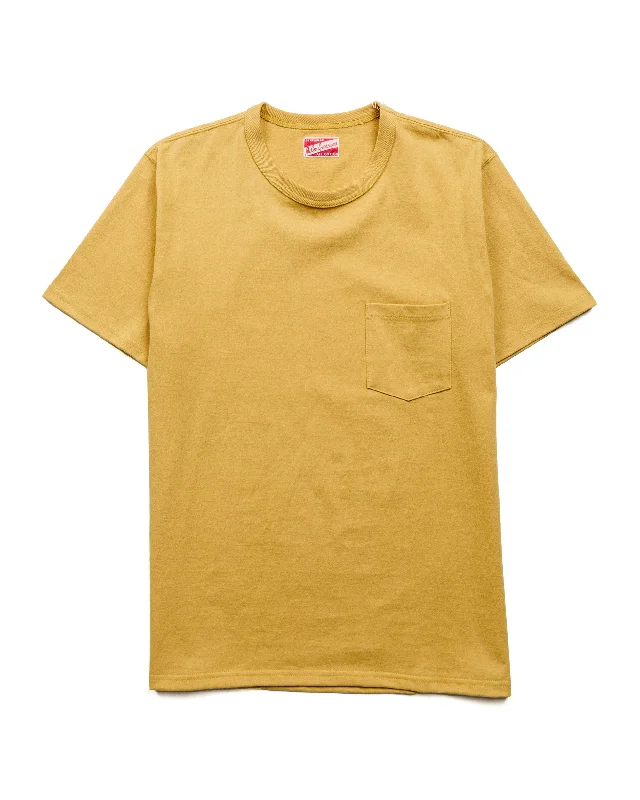 The Real McCoy's MC22006 Pocket Tee Corn