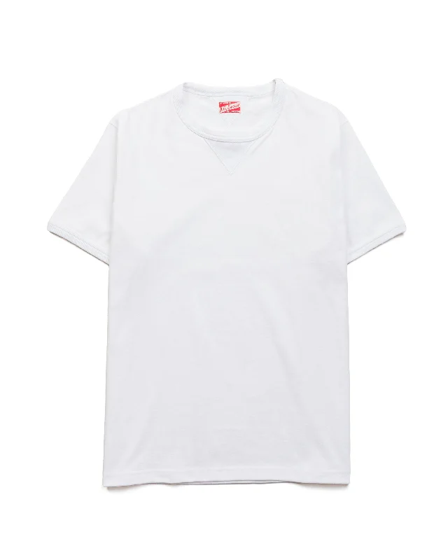 The Real McCoy's MC23020 Gusset Tee White