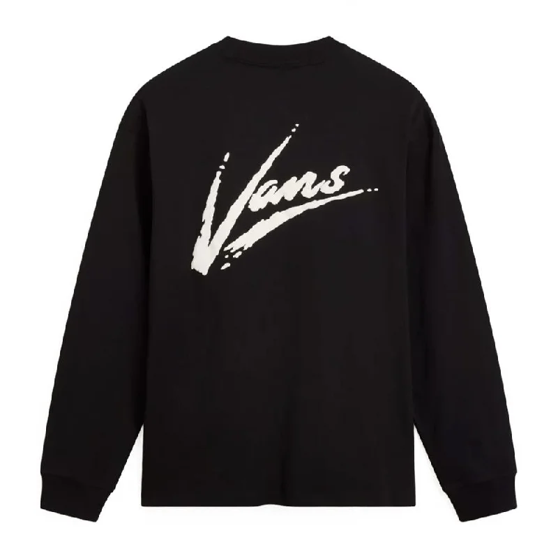 Vans Dettori Loose Fit Long Sleeve T-shirt - Black/Marshmallow