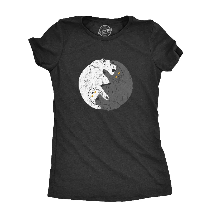 Yin Yang Cats Women's T Shirt