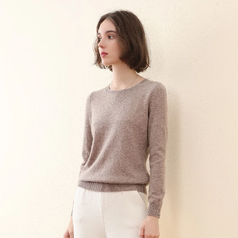 100% Cashmere Crewneck Sweater