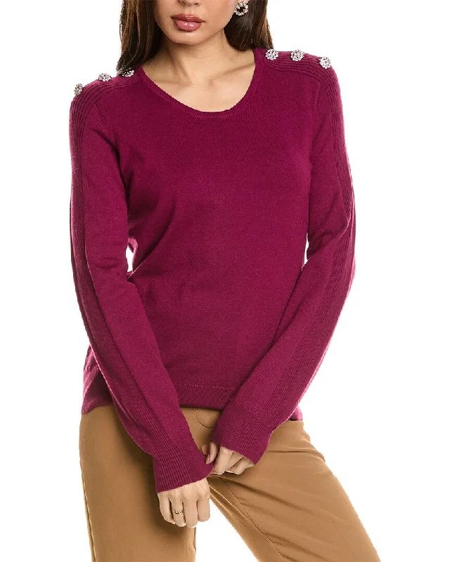 Adrianna Papell Embellished Sweater