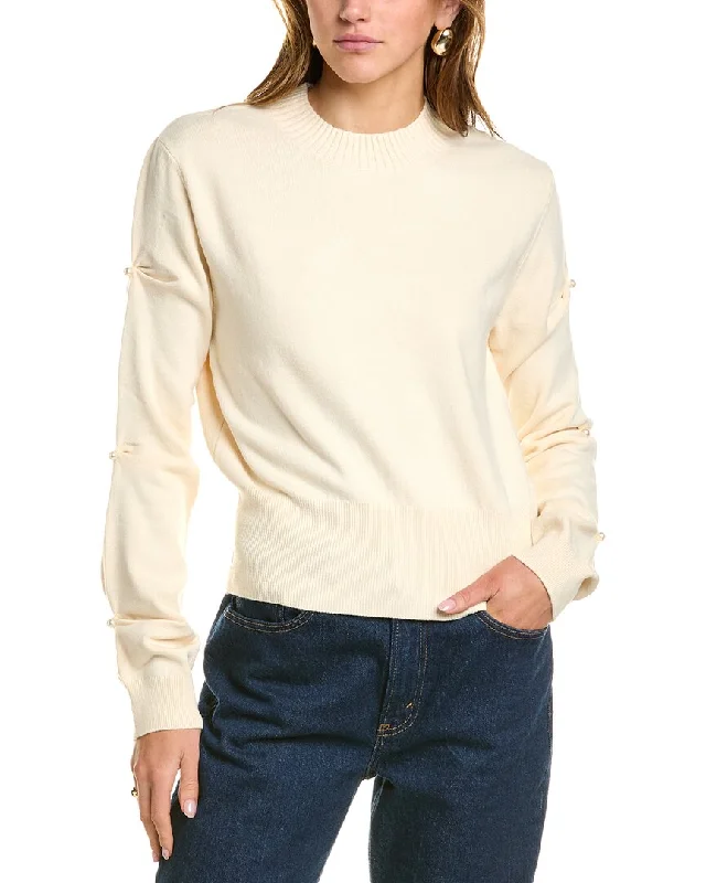 French Connection Babysoft Pearl Sleeve Sweater