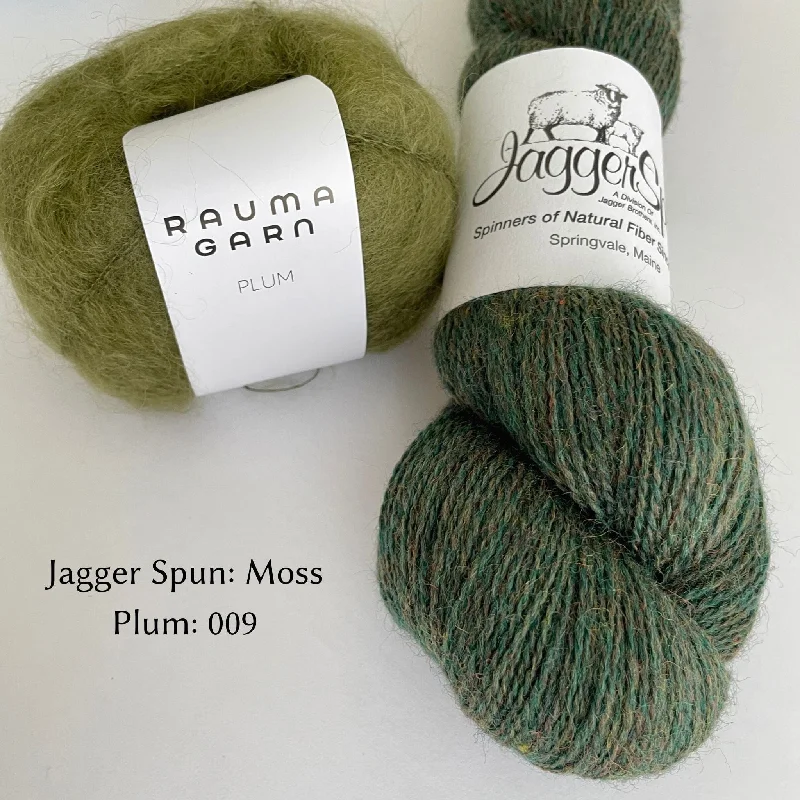 Jagger Spun Moss / Rauma Plum 009