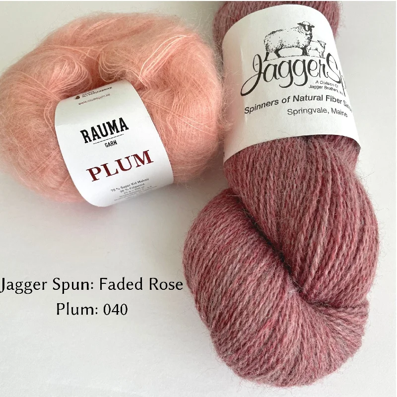 Jagger Spun Faded Rose / Rauma Plum 040