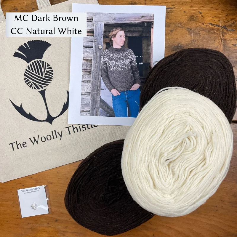 MC Dark Brown / CC Natural White