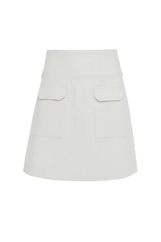 CHARLOTTE SKIRT-OFF WHITE