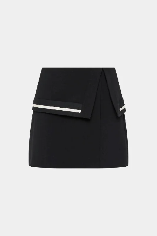 LAREDO MINI SKIRT-BLACK