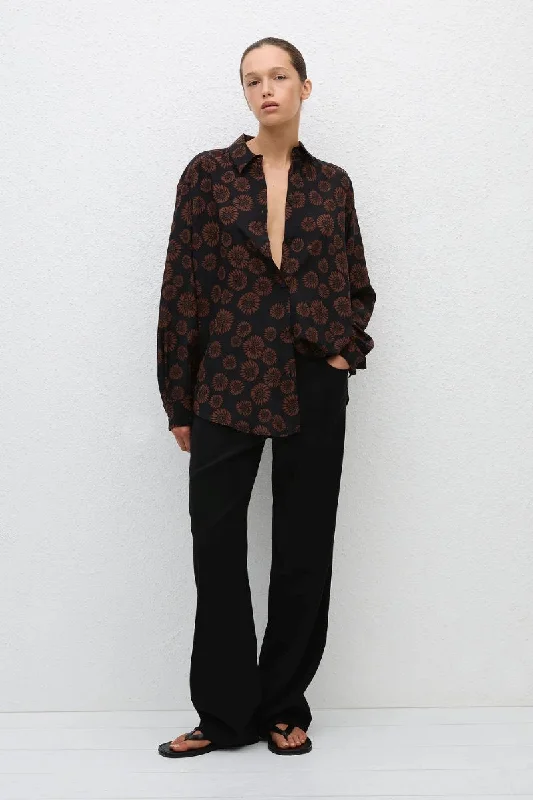 LONG SLEEVE SILK SHIRT-PANAMA