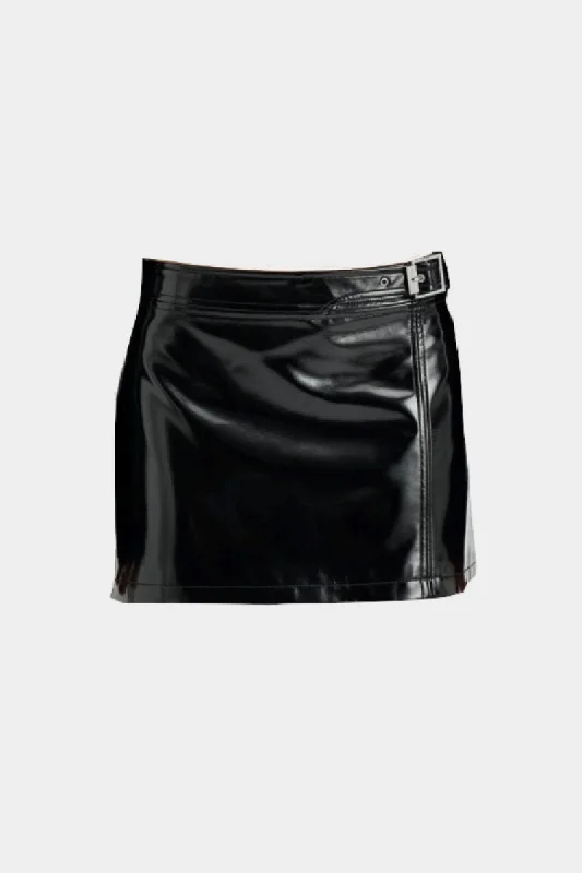 MIDNIGHT MINI SKIRT-BLACK