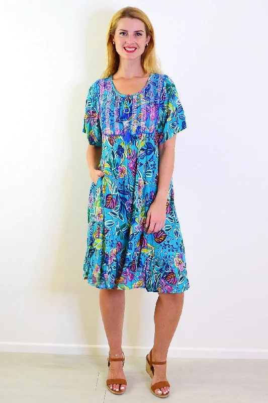 Balat Bohemian Bib Tunic Dress