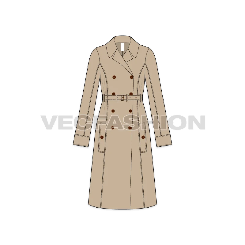 Women's Classic Trench Coat