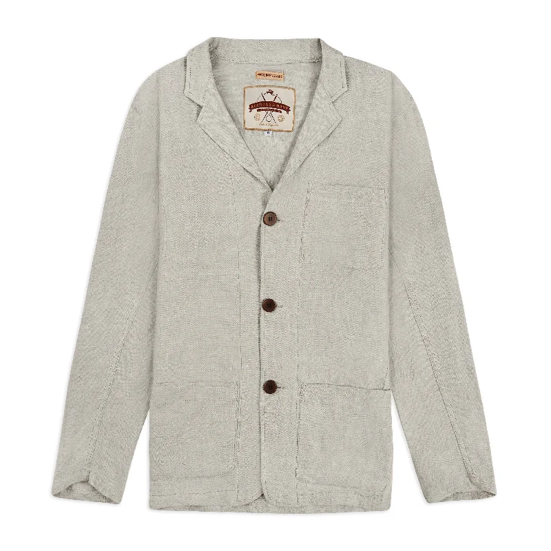 Linen Blazer - Ecru