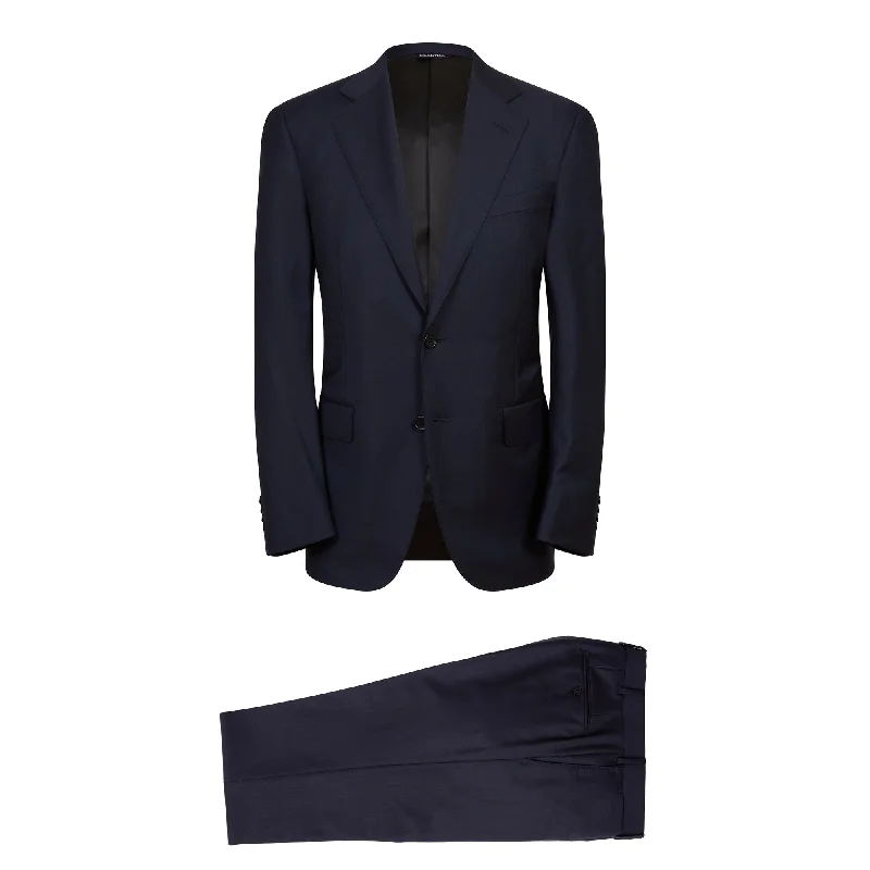 HENRY SARTORIAL HERITAGE Zegna Trofeo™ Plain Suit DARK NAVY REG