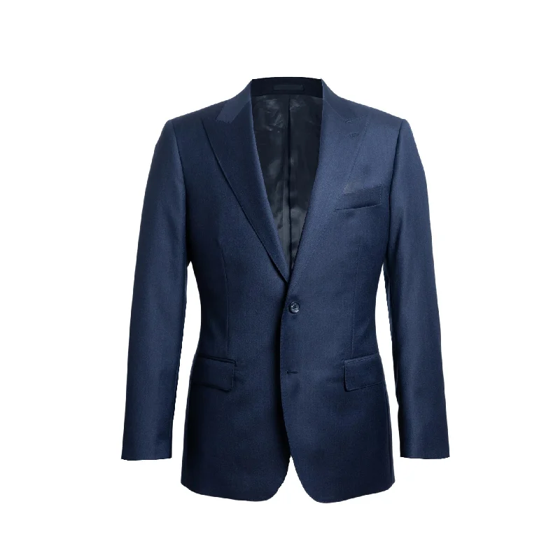 HENRY SARTORIAL Westminster Peak Lapel Suit NAVY