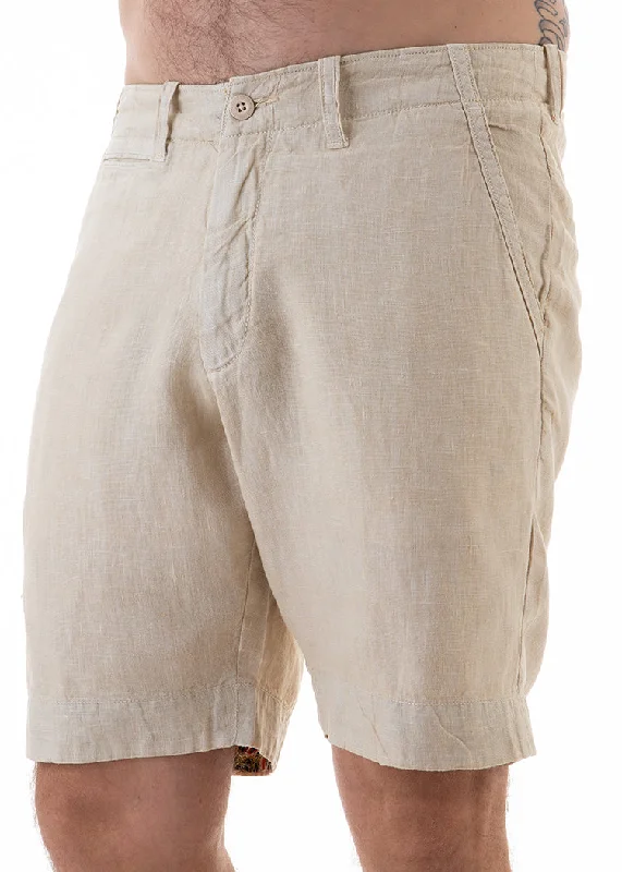 REEF NATURAL LINEN SHORT