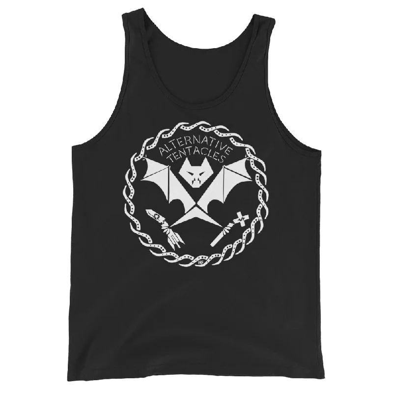 Classic "A.T. Bat Logo" Unisex Black Tank Top