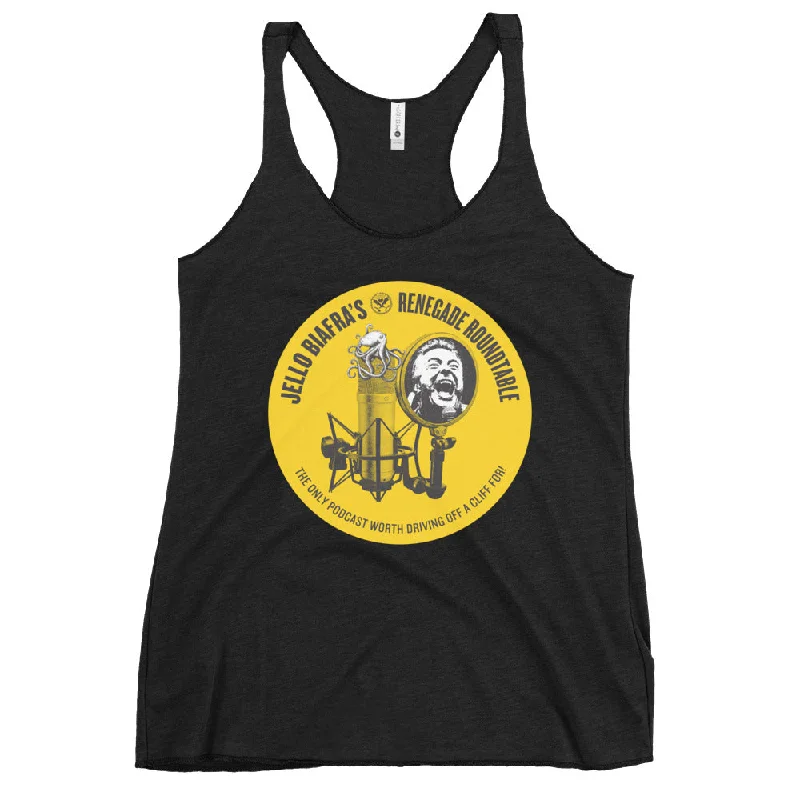 JELLO BIAFRA'S RENEGADE ROUNDTABLE VINTAGE BLACK RACERBACK TANK